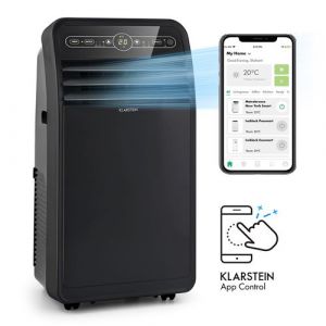 Climatiseur mobile Klarstein Metrobreeze New York Smart 7k 7000 BTU/2,1 kW EEC A T&eacute;l&eacute;commande