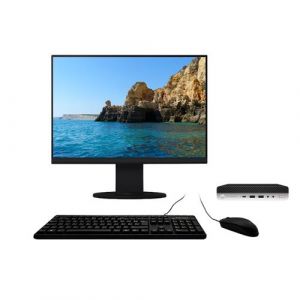 HP 600 G4 Mini i5-8500T 3.50GHz 16Go/480Go SSD Wifi Linux Ubuntu + Ecran 20
