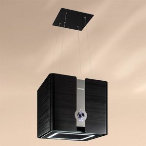 Hotte d'îlot - Klarstein Futurelight Smart - recyclage d'air - 420 m³/h - LED - Contrôle via app