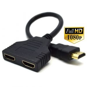 VSHOP® 2 Port HDMI 1080 switch Splitter Hub Pigtail 1.3b