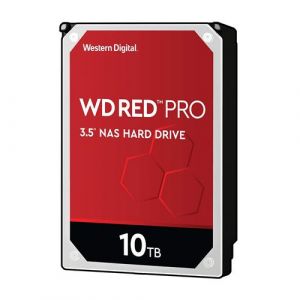 WD Red Pro WD102KFBX - Disque dur - 10 To - interne - 3.5" - SATA 6Gb/s - 7200 tours/min - mémoire tampon : 256 Mo