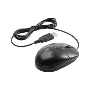 HP Optical USB Travel Mouse - Souris - optique - 3 boutons - filaire - USB