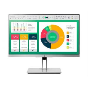 HP EliteDisplay E223 - &Eacute;cran LED - 21.5" - 1920 x 1080 Full HD (1080p) @ 60 Hz - IPS - 250 cd/m&sup2; - 1000:1 - 5 ms - HDMI, VGA, DisplayPort - argent, noir (couvercle arri&egrave;re)