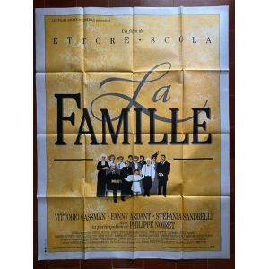 Affiche de Cin&eacute;ma Originale - La Famille - Philippe NOIRET - 116x158cm