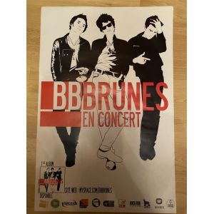BB Brunes - En Concert - 40x60cm - Affiche