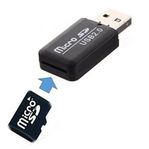 INECK® Lecteur de Carte Mémoire Micro SD Usb 2.0