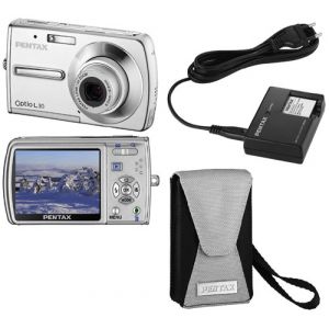Pentax Optio L30 + kit chargeur + &eacute;tui + carte SD 1 Go