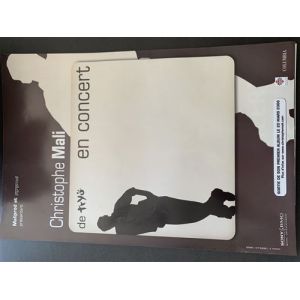 Christophe MALI - Tryö - En Concert - 40x60cm - Affiche