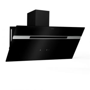 Klarstein Alina 90 Hotte Aspirante 90 cm 600 m&sup3;/h Classe A LED Silencieuse  Recyclage d'air & &Eacute;vacuation