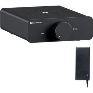 Fosi Audio V3 Amplificateur St&eacute;r&eacute;o 300 Watts x2 TPA3255 Classe D Mini 2 Canaux pour Enceintes Passives, Alimentation 32V