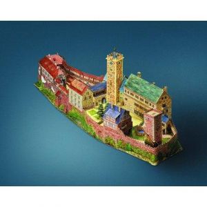 Schreiber-Bogen - Maquette en carton : Ch&acirc;teau de Wartburg, Allemagne