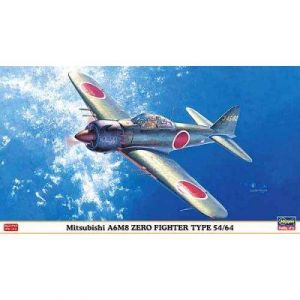 Hasegawa - Maquette avion : Mitsubishi A6M8 Zero Fighter Type 54/64