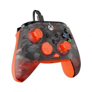 Manette filaire Turtle Beach Rematch Core Camo Noir fant&ocirc;me et Orange pour Xbox Series XS Xbox One et PC