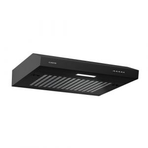 Klarstein SlimVent Hotte aspirante 60 cm A + 200 m&sup3;/h &Eacute;clairage LED Mode &Eacute;vacuation ou Recyclage d'air Noir