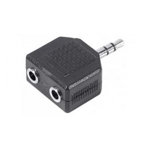 INECK® Doubleur Jack 3.5mm Adaptateur Audio 2 Fiche Femelle vers 1 Fiche jack Mâle Stereo Connecteur