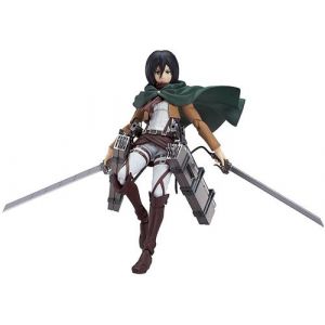 Figma Attack On Titan Non Scale Pre-painted Pvc Figure: Mikasa Ackerman