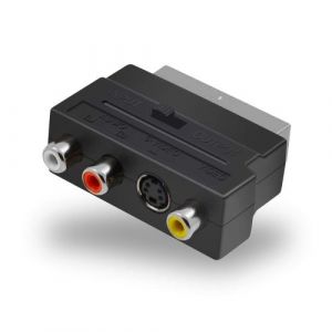 INECK&reg; Adaptateur p&eacute;ritel vers SVHS S-Video et 3 RCA pour EasyCap Video Capture