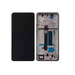Original Ecran LCD et Vitre Tactile Pulled avec Châssis Blanc Clair de Lune pour Xiaomi Redmi Note 13 Pro+ 5G