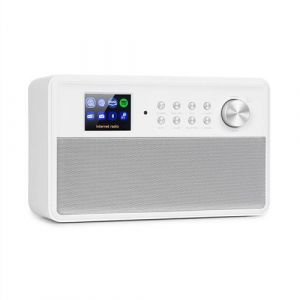 auna Connect Link Smart Radio IR / DAB + / FM Spotify BT &eacute;cran 2.4 HCC blanc
