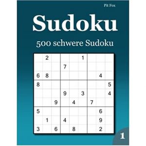 Sudoku 500 schwere Sudoku 1 (Allemand) Broché – 4 avril 2015