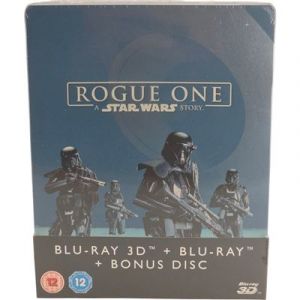 Rogue One: A Star Wars Story Blu-ray 3D + Blu-ray SteelBook Zavvi Édition limitée 2017 Libre