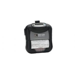 Zebra RW 420 - Imprimante d'&eacute;tiquettes - thermique direct - Rouleau A6 (10,5 cm) - 203 dpi - jusqu'&agrave; 76 mm/sec - USB, s&eacute;rie, Wi-Fi