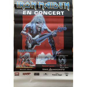 IRON MAIDEN - A Real Live One en Concert - 80x120cm - Affiche