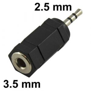 INECK® Jack Audio 2,5 mm mâle vers jack 3,5 mm femelle auxiliaire stéréo