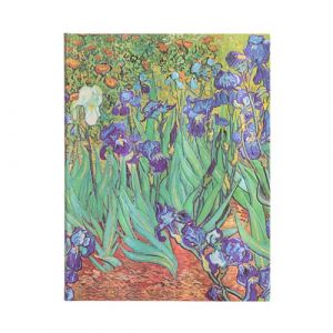 Carnet rigide non ligné Paperblanks Iris de Van Gogh Ultra