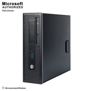 PC Unit&eacute; centrale HP ProDesk 600 G1 SFF Desktop - Intel Core i7-4770 Turbo 3.9 GHz - RAM 16 Go - SSD 1 To - DVD - USB WiFi - DP - VGA - Windows 10 Professionnel 64 Bits