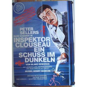 inspektor clouseau ein schuss Im Dunkeln AFFICHE CINEMA ORIGINALE