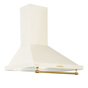 Hotte aspirante - Klarstein Montblanc 60 - 610 m&sup3;/h - 165 W - 2 x 1,5 W - LED - Cr&egrave;me