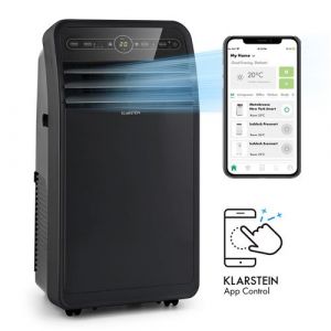 Climatiseur mobile Klarstein Metrobreeze New York Smart 12k 12 000 BTU / 3,5 kW EEC A T&eacute;l&eacute;commande