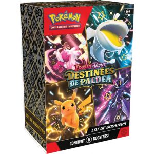 Cartes à collectionner Pokémon Bundle 6 boosters Destinées de Paldea 24