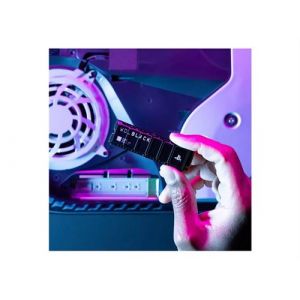 Disque SSD Interne WD_BLACK SN850P avec dissipateur pour PS5 4 To Noir