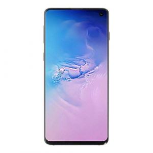Samsung Galaxy S10 - 4G smartphone - double SIM - RAM 8 Go / Mémoire interne 128 Go - microSD slot - écran OEL - 6.1" - 3040 x 1440 pixels - 3 x caméras arrière 12 MP, 12 MP, 16 MP - front camera 10 MP - bleu prisme