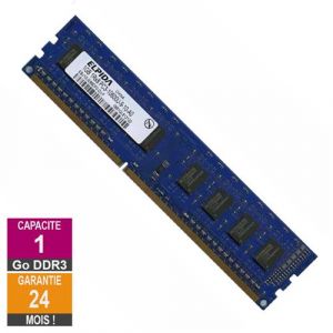 Barrette M&eacute;moire 1Go RAM DDR3 Elpida EBJ10UE8BDF0-DJ-F PC3-10600U 1333MHz 1Rx8