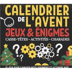 Calendrier de l'avent Noël Jeux énigmes et activités