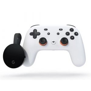 Google Premiere Edition de Stadia en Blanc - Manette + Chromecast Ultra 4K - GA00722