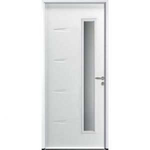 Porte d'entrée ACIER modèle CORTEN dimensions standard L 90 cm x H 215 cm
