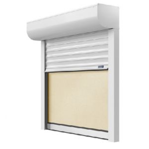 Volet Roulant Rénovation Store Moustiquaire Lames PVC Motorisation filaire avec interrupteur avec pose