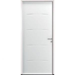 Porte d'entrée ACIER modèle ZENITH dimensions standard L 90 cm x H 215 cm avec pose