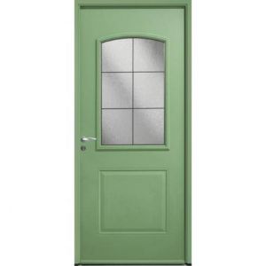 Porte d'entrée ACIER modèle FORTIS dimensions standard L 90 cm x H 215 cm
