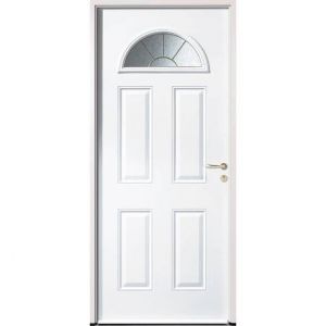 Porte d'entrée ACIER modèle AEGIS dimensions standard L 90 cm x H 215 cm avec pose