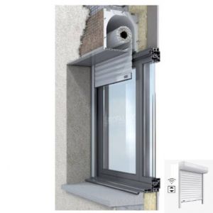 Volet Roulant Coffre Tunnel Lames PVC Motorisation Radio avec télécommande avec pose