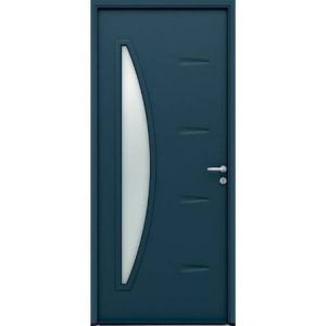 Porte d'entrée ACIER modèle HELIOS dimensions standard L 90 cm x H 215 cm avec pose