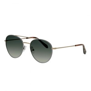 Carven CC4046S Lunettes de Soleil Femme - Pilote Argent Dor&eacute;