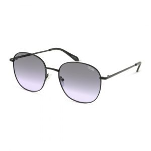 Quay Australia Jezabell Lunettes de Soleil Femme - Ronde Noir Violet