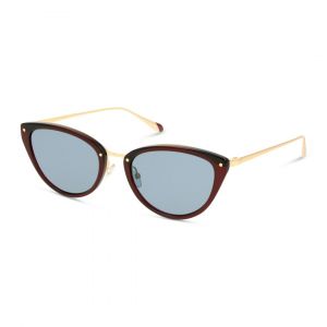 Carven CC4041S Lunettes de Soleil Femme - Pilote Rouge Cristal