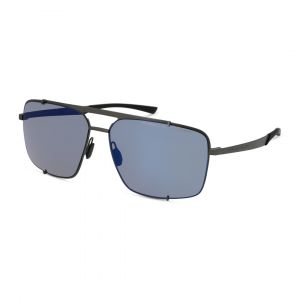 Porsche Design P8919 Lunettes de Soleil - Rectangle Gris Noir - Possibilité de verres correcteurs - Adaptable à la vue